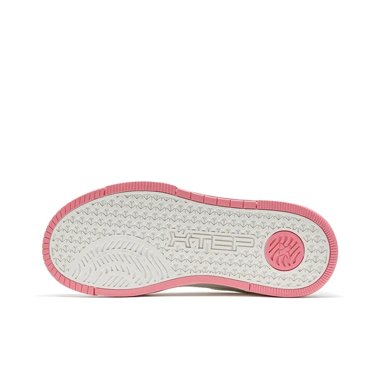 XTEP Reverse Low Top Skateboard Shoes Women's Sail White-5