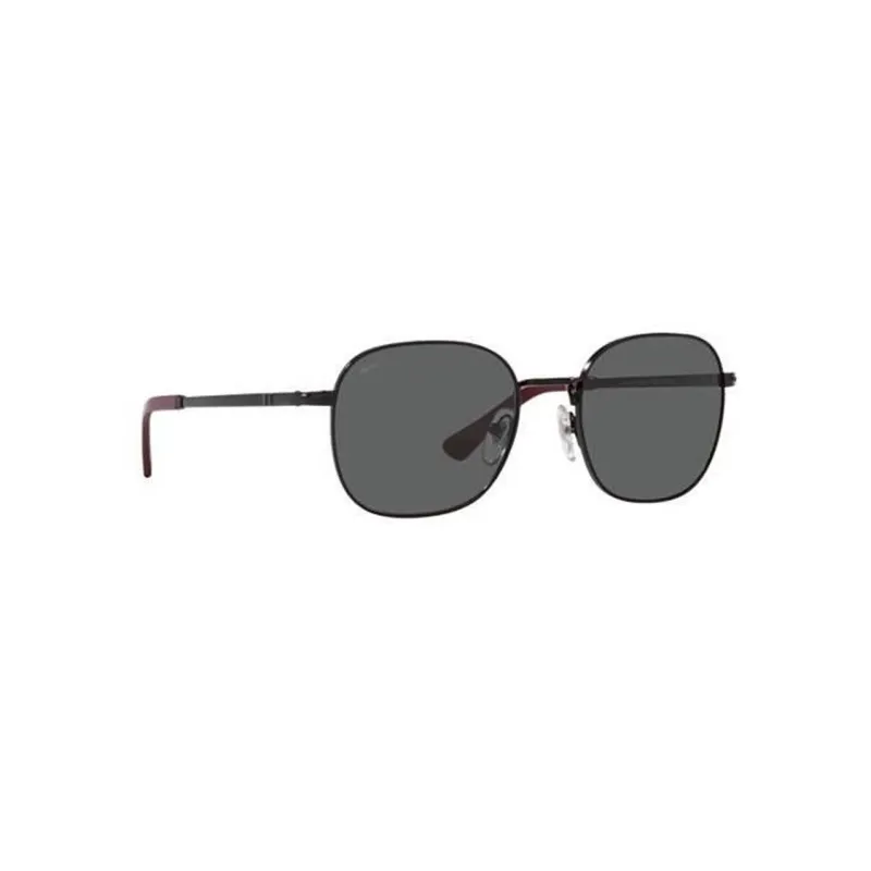 PERSOL Alloy Square Sunglasses Unisex Black-1