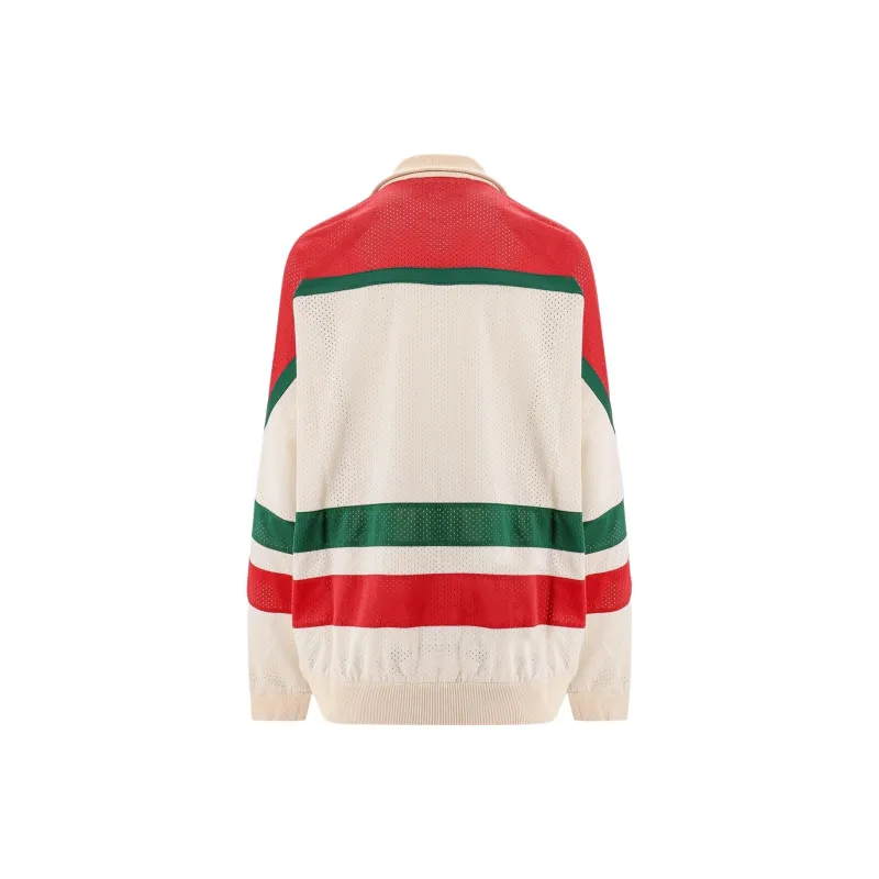 GUCCI Gg Zip Up Long Sleeved Jacket-1