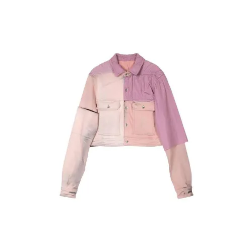 Rick Owens DRKSHDW Denim Jackets Women's Pink