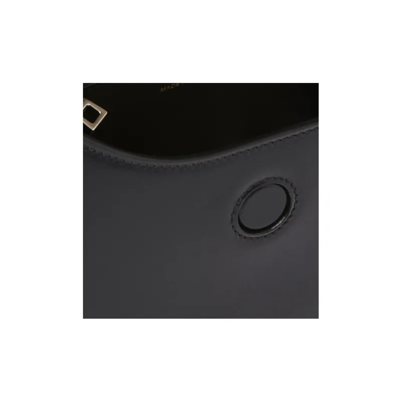 Chloe Calfskin Shoulder Bag Crossbody Bag Small Size Women's Black-4