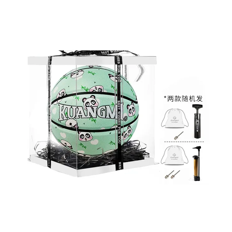 Kuangmi PU Basketball Turquoise Size 5 Ball Training Unisex-5