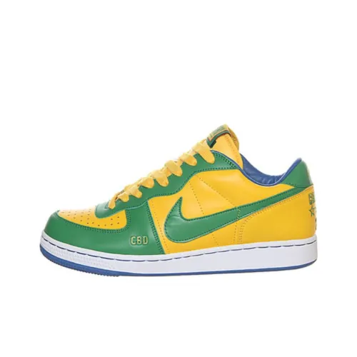 Nike Terminator Skateboard Shoes Men Low-Top Yellow/Green