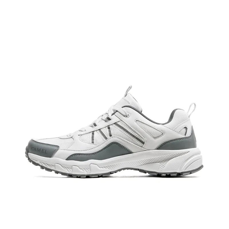 CAMEL Panlong 2.0 Cushioned Slip-Resistant Abrasion-Resistant Low-Top Outdoor Shoes Women's White Gray-0