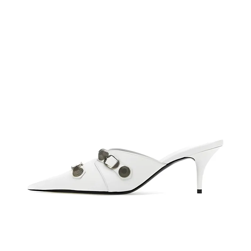 Balenciaga Cagole 80mm Pointed Mules-0