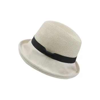MARJAKURKI Linen Sun Protection Hat For Workwear And Travel Breathable Women's