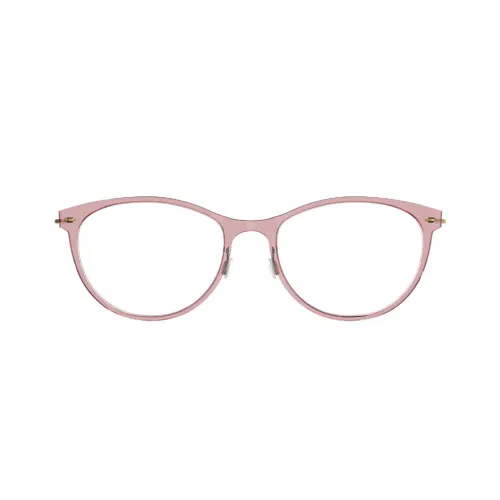 LINDBERG Cat Eye Eyeglass Frames Unisex Gold