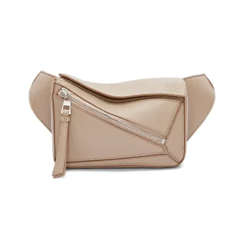 LOEWE Puzzle Classic Cow Leather Fanny Pack Mini Men's Sand