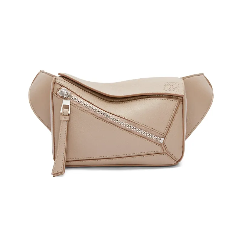LOEWE Puzzle Classic Cow Leather Fanny Pack Mini Men's Sand-0
