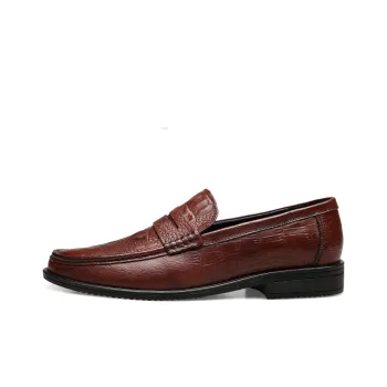DCK Men's Casual Shoes Men Low Top Black/Red Brown/Dark Brown