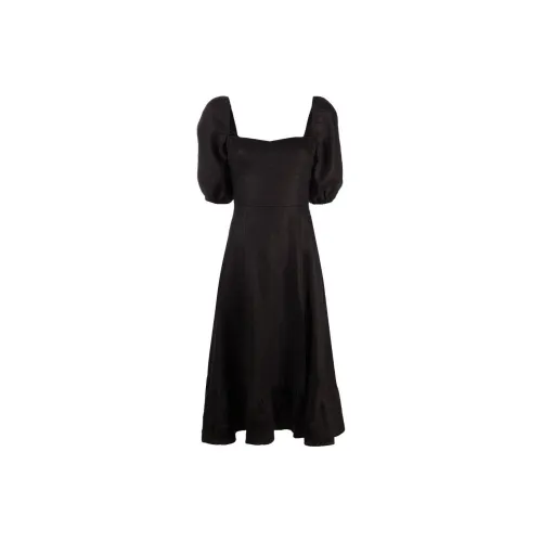 Reformation Short-Sleeved Dresses Women's Black