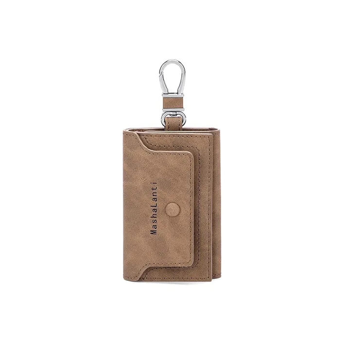 MashaLanti PU Bonded Polyurethane Wallet Storage Bag Card Holder Key Pouch Regular Men's-1