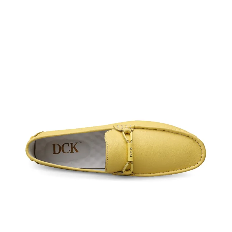 DCK Men's Casual Shoes Men Low Top Black/White/Earth Yellow-3