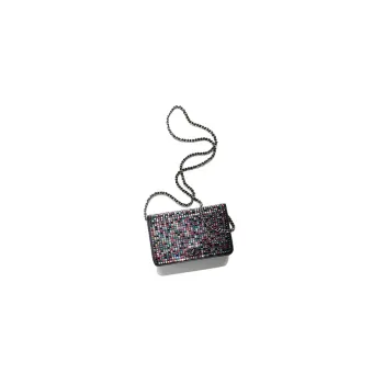 CHANEL Lambskin With Crystal Flap Bag, Shoulder Bag, Crossbody Bag, Wallet Women's Multicolor