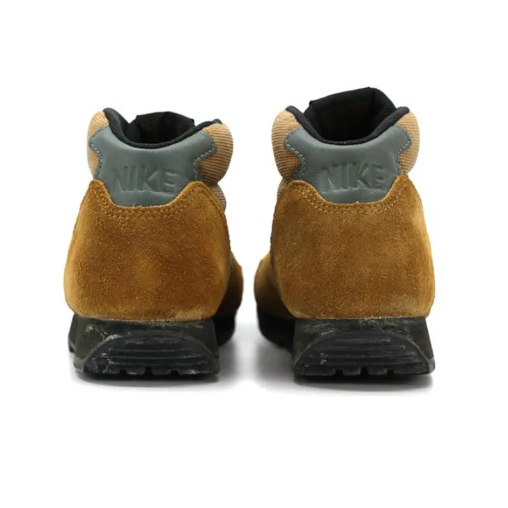 Nike Air Approach Mid Cushioning Anti-Slip And Wear-Resistant Mid-Top Vintage Basketball Shoes Men's Brown-3