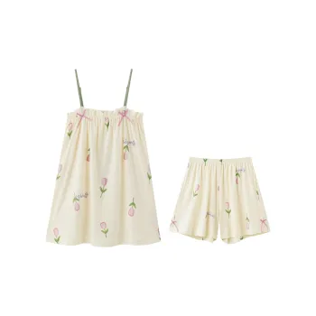 MIOJUER Pajama Set Summer Women's