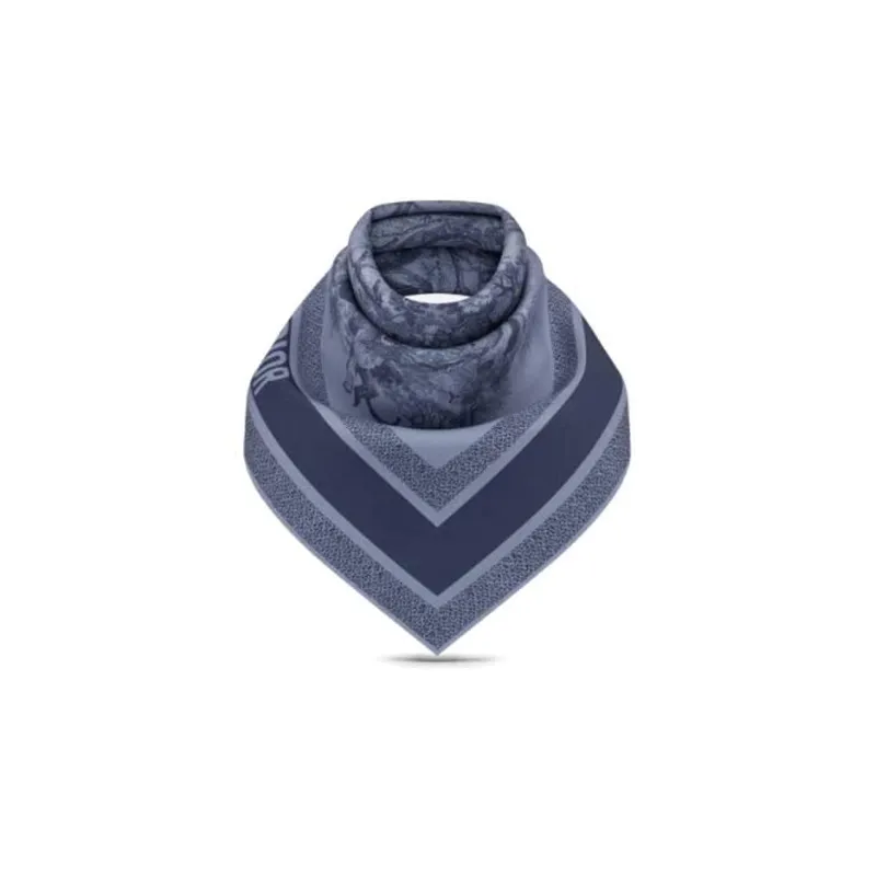 DIOR Silk Scarves Women's Blue-1