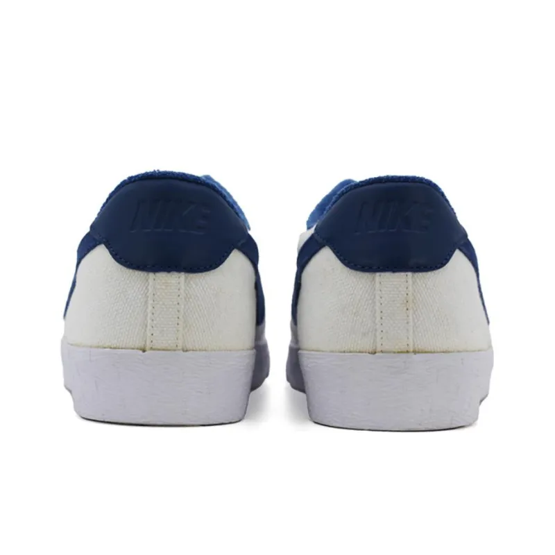 Nike APC ALL COURT PREMIUM Skateboard Shoes Men Low-Top White/Blue-3