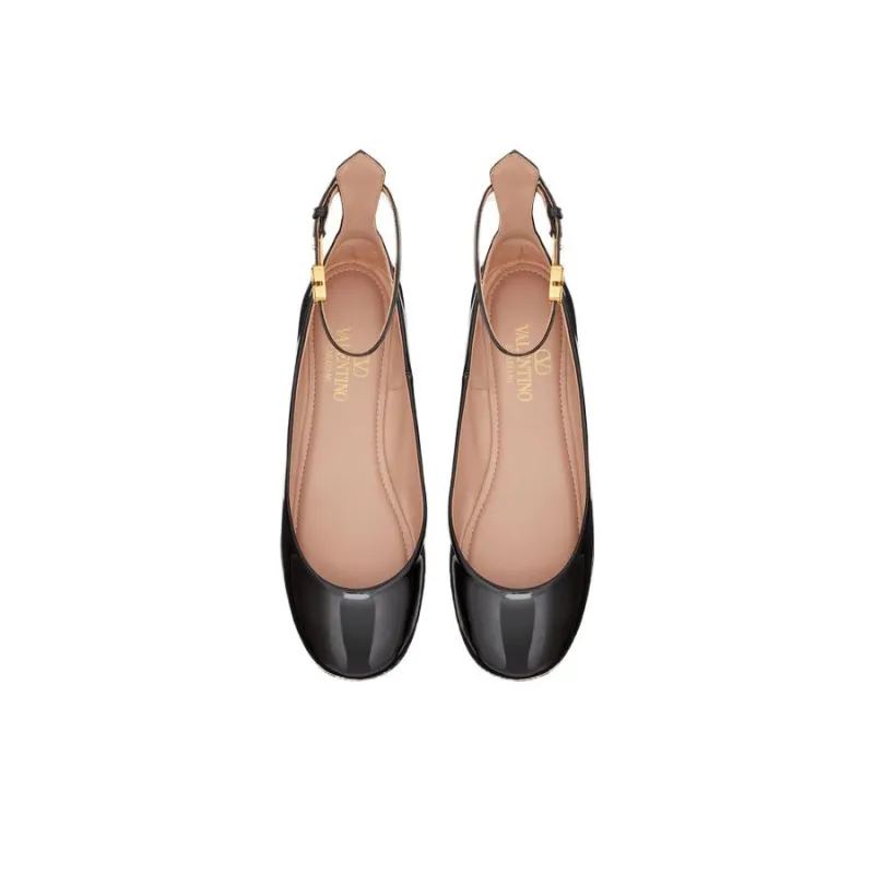 Valentino Tan Go GARAVANI Casual Single Shoes Women's Black-4