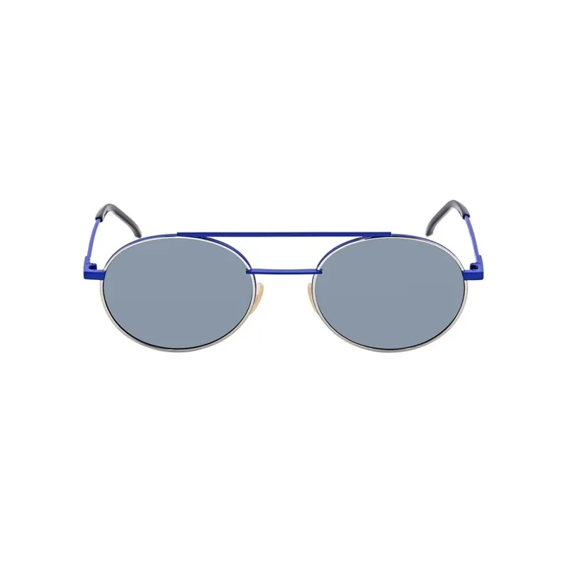 FENDI Alloy Aviator Sunglasses Men's Blue-1