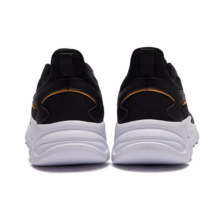 361° Low Top Running Shoes Men's Black Orange-3