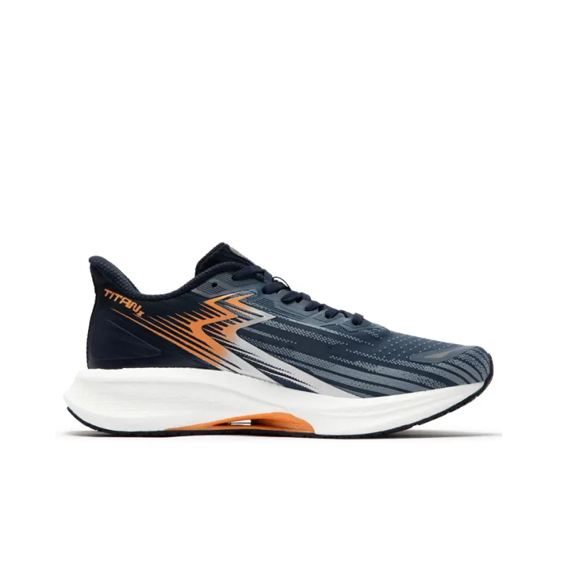 361° Titan CQT Wear Resistant Slip Resistant Lightweight Breathable Low Top Running Shoes Men's Black Blue-1