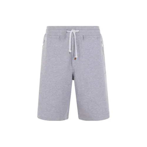 Brunello Cucinelli Sports Shorts Men Gray