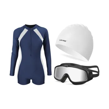 LECAGE Swimming Sets Polyamide Elastane Pool Women's