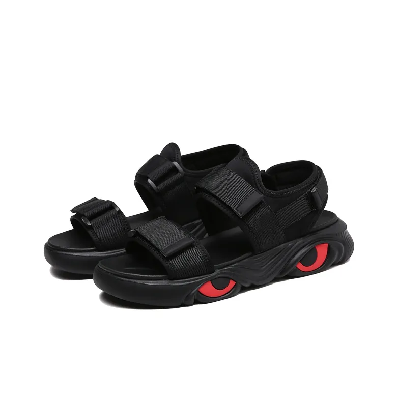 SANGUSANXIN Beach Sandals Men's Black-3