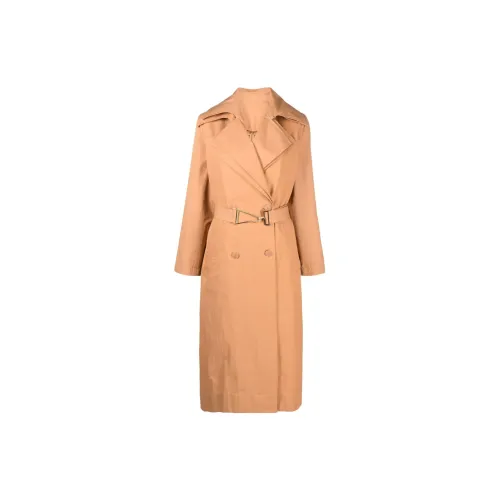 Patrizia Pepe Trench Coats Women's Orange