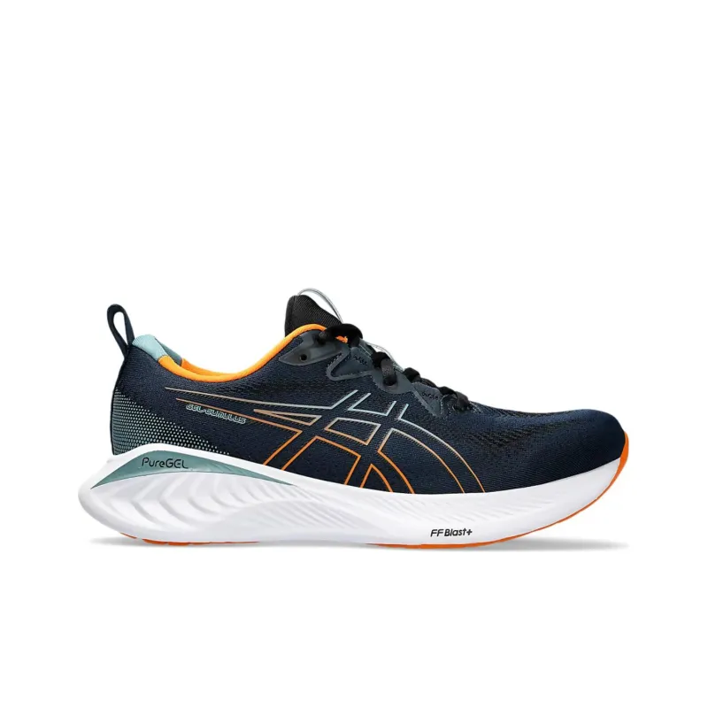 Asics Gel Cumulus 25 French Blue Bright Orange-1