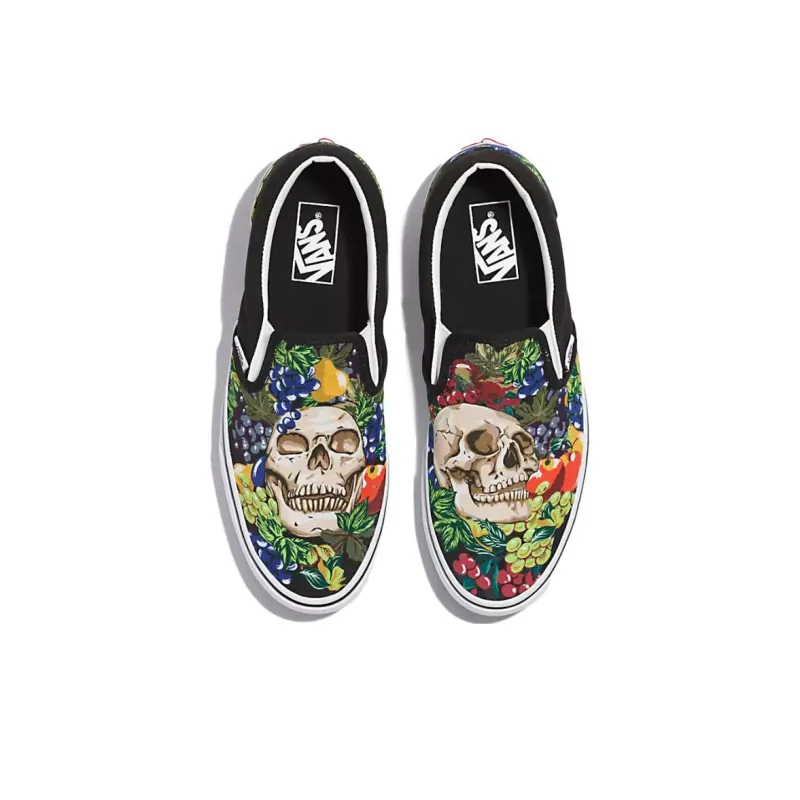 Vans Classic Slip On Fruit Skull 'Black Multi'-3