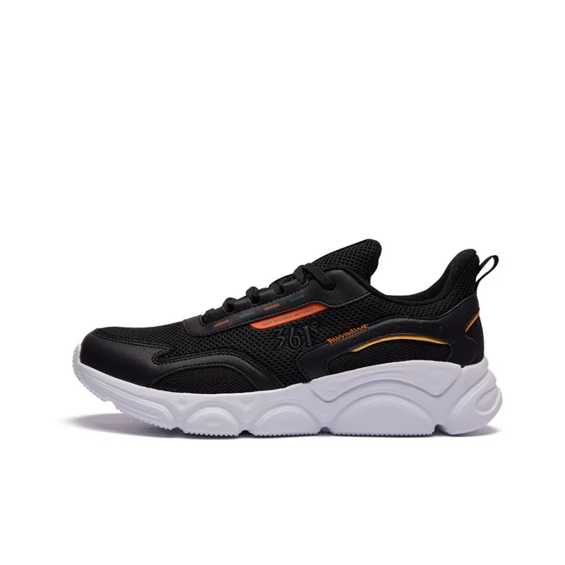 361° Low Top Running Shoes Men's Black Orange-0