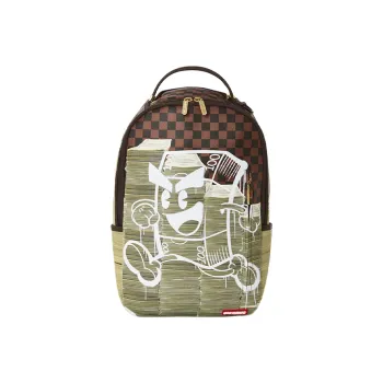 SPRAYGROUND PVC Travel Bag Backpack Unisex Brown