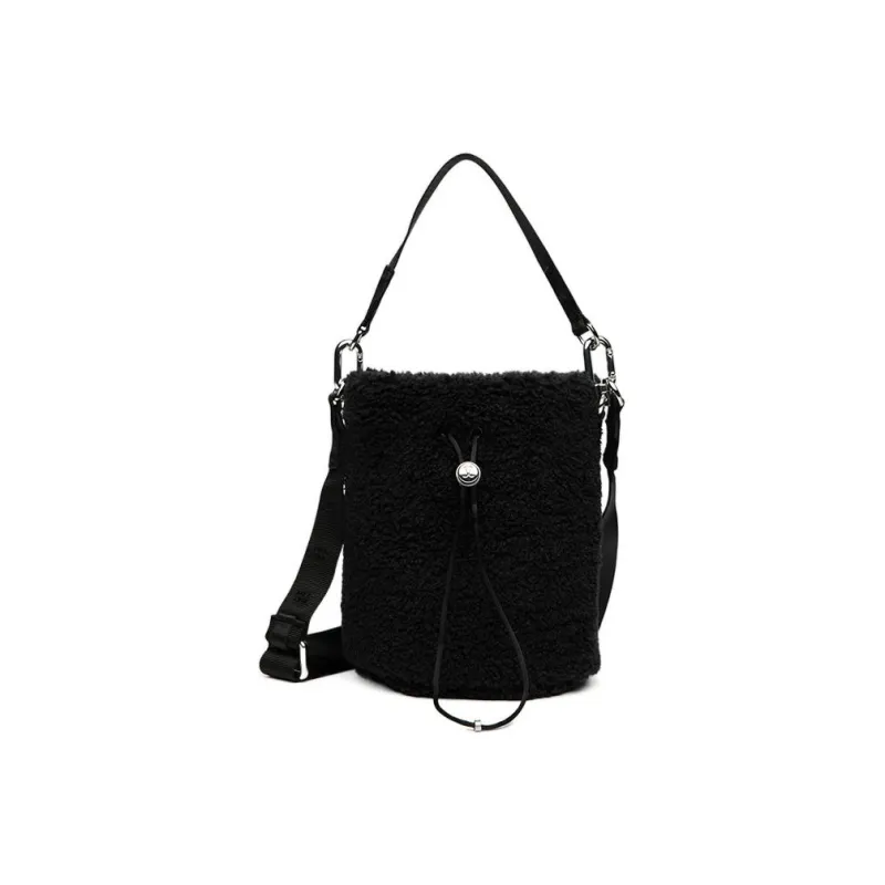 Lululemon Suede Bucket Bag Crossbody Bag Women's Black-0