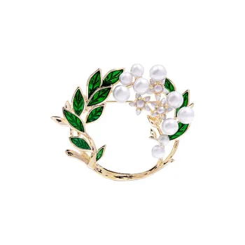 ROYALSASA Alloy, Oil Drip Brooches Women's
