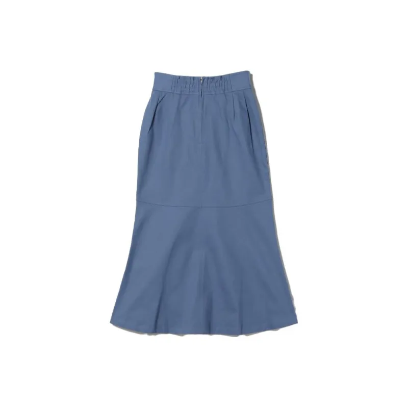 Beams Casual Long Skirts Women's Blue-1