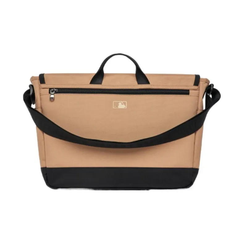 MLB Polyester Messenger Bag Shoulder Bag Crossbody Bag Regular Unisex Khaki-4