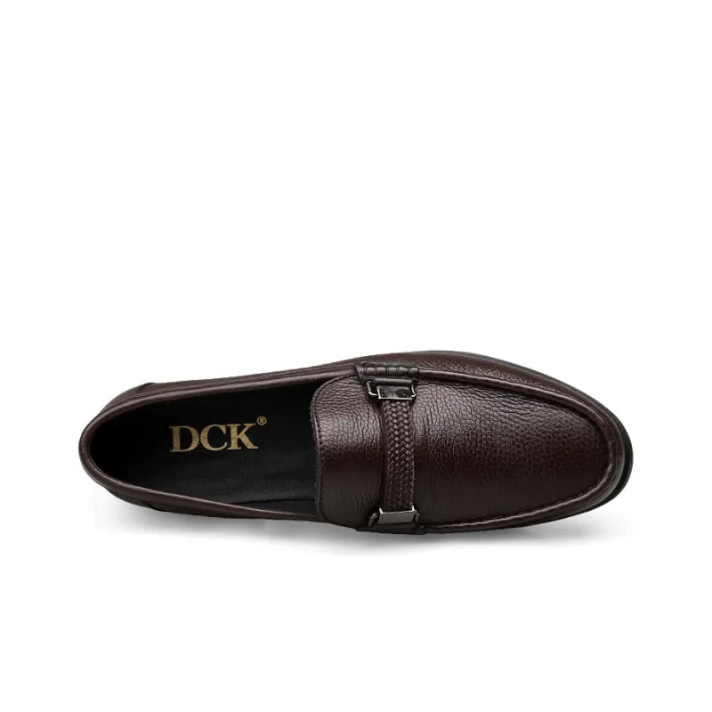 DCK Men's Casual Shoes Men Low Top Black/Brown-7