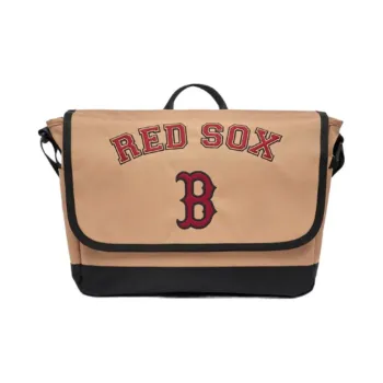 MLB Polyester Messenger Bag Shoulder Bag Crossbody Bag Regular Unisex Khaki