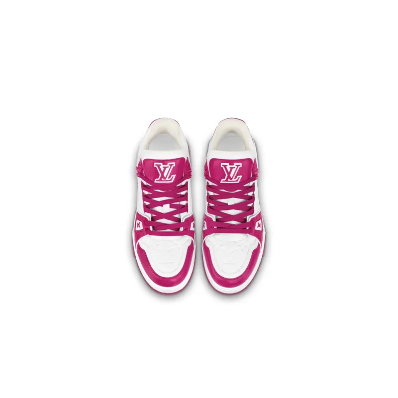 LOUIS VUITTON Lv Trainers 'White Hot Pink'-2