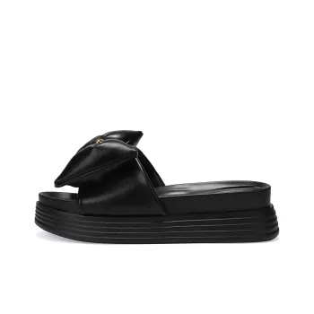 OMS Slide Slippers Women's Black/White