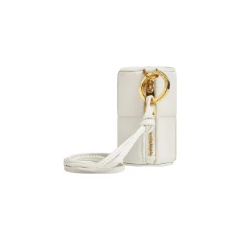 Bottega Veneta Sheepskin AirPods Protective Cases Women's White