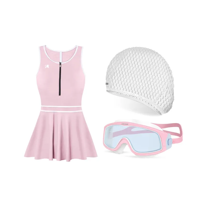 LECAGE Swimming Sets Polyamide Elastane Pool Women's-0