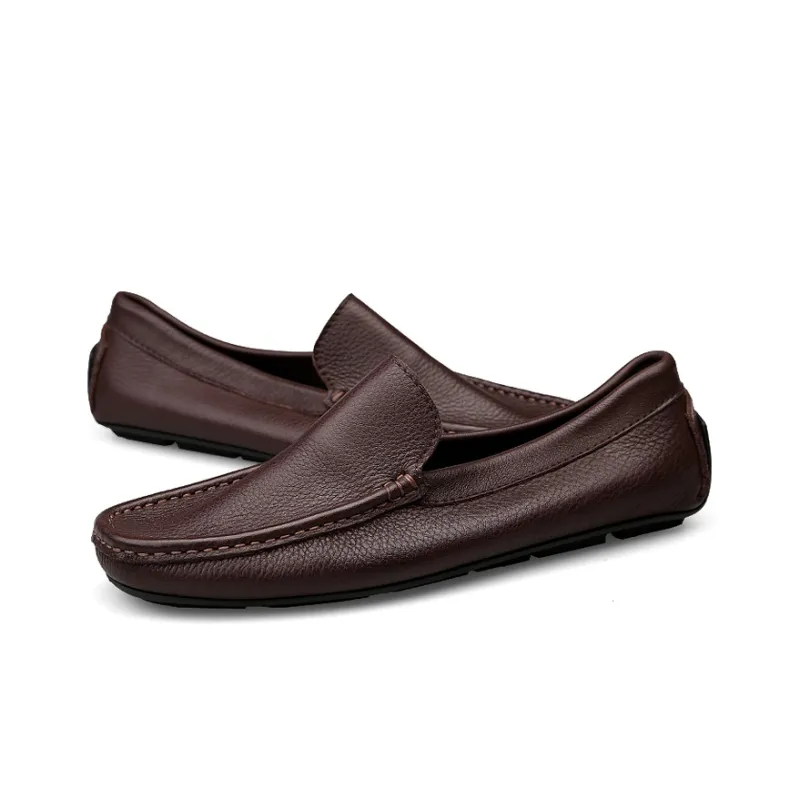 DCK Men's Casual Shoes Men Low Top Black/Dark Brown-6