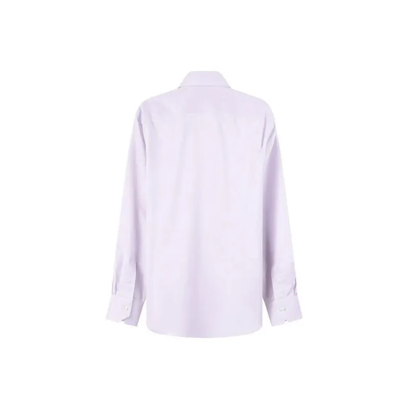 Zzegna Shirts Men Purple Lilac-1