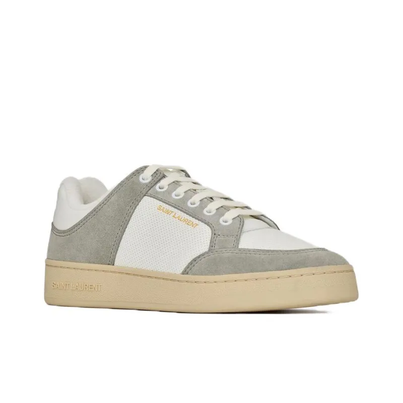 SAINT LAURENT Panelled Lace-up Sneakers-2
