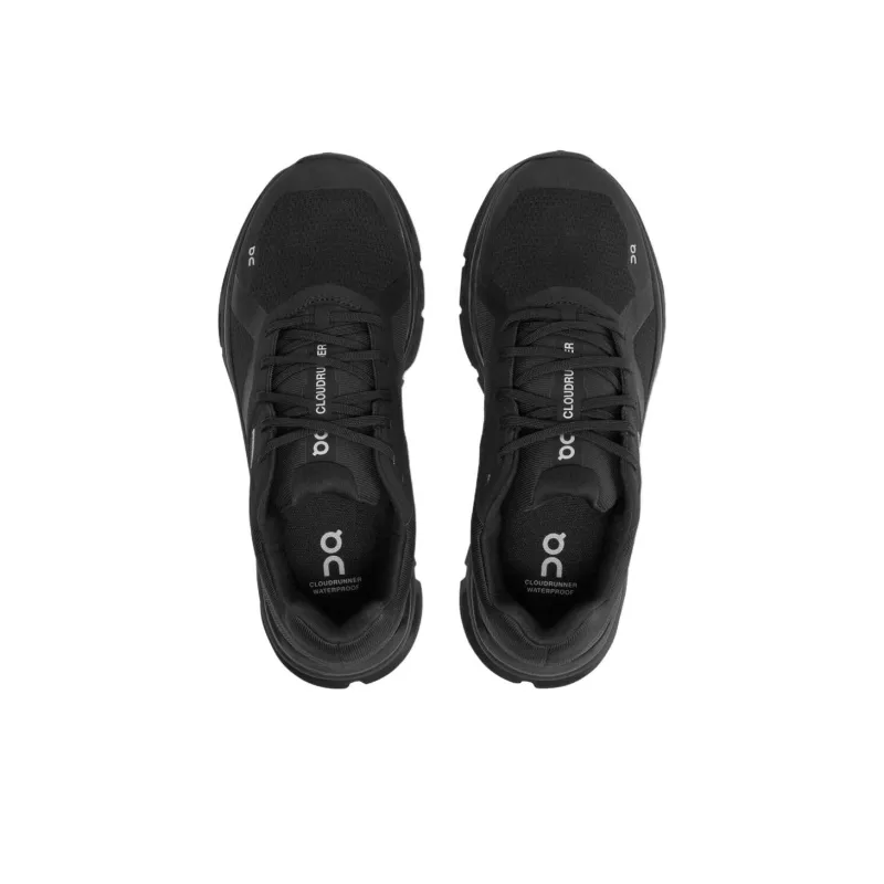 On Running Cloudrunner Waterproof Black Women's-2
