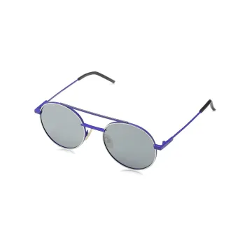 FENDI Alloy Aviator Sunglasses Men's Blue