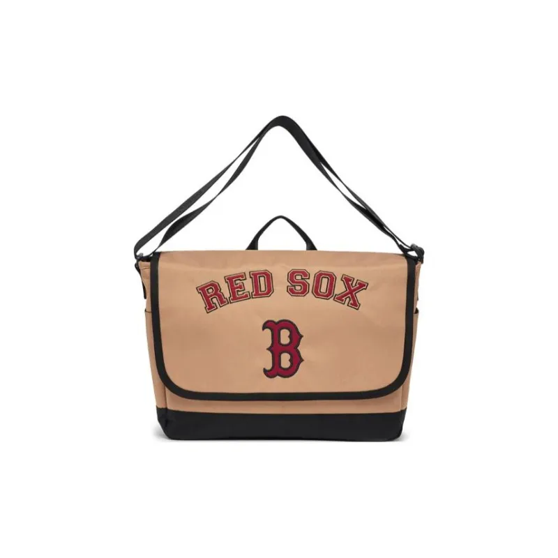 MLB Polyester Messenger Bag Shoulder Bag Crossbody Bag Regular Unisex Khaki-1
